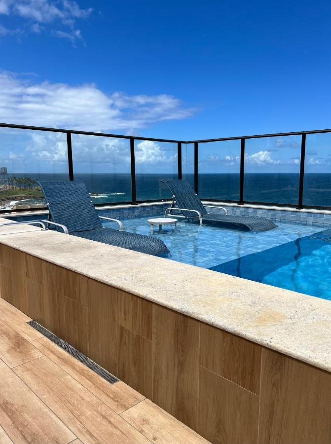 Апартаменты #1 Sofisticado Loft Vista Mar - Farol Da Barra Сальвадор Экстерьер фото
